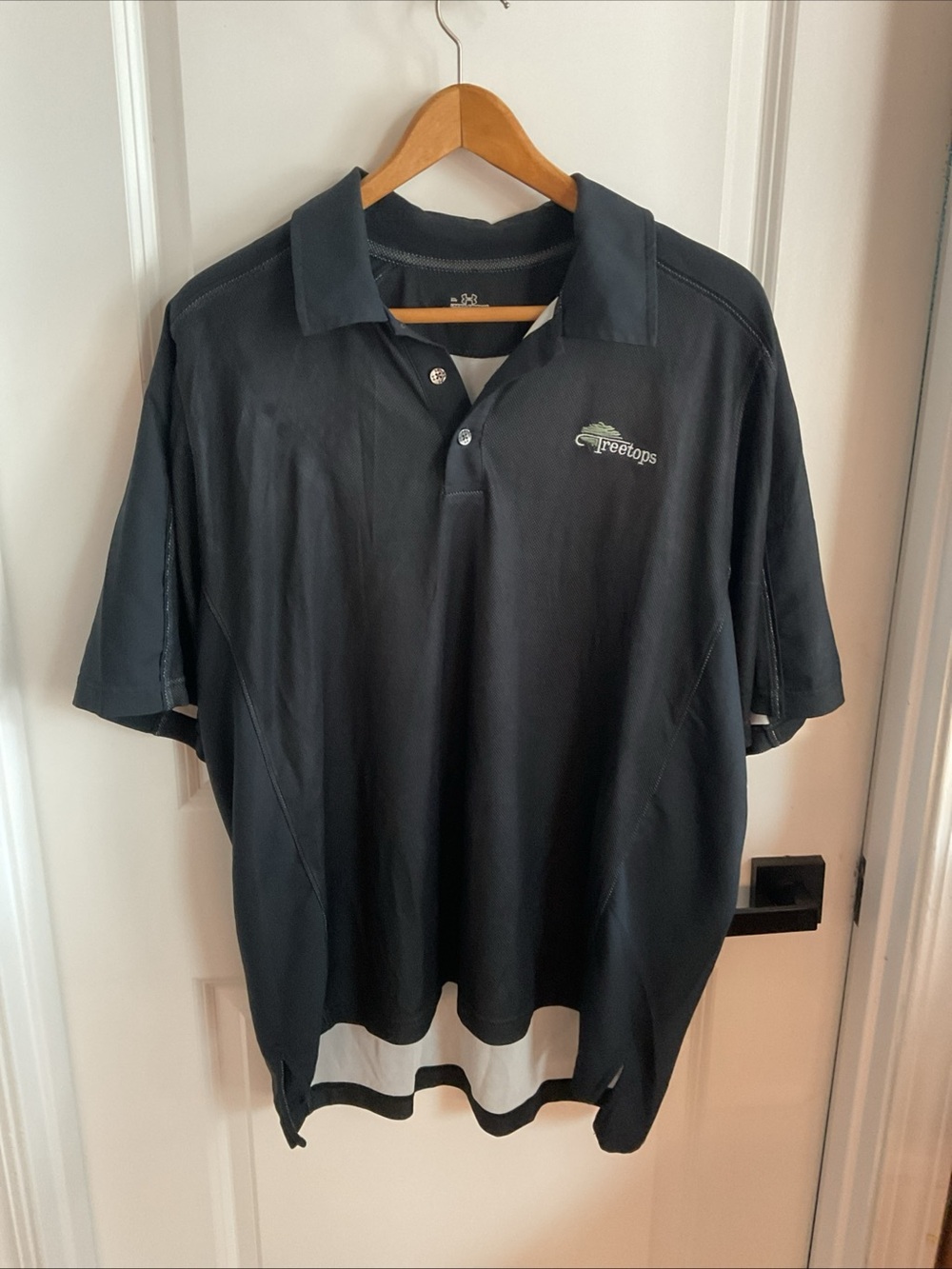 Under Armour - Short Sleeve Black Polo with Subtle Logo - Men’s Size XL